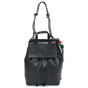 Donna Desigual BACKPACK HALF LOGO LUENA Nero Zaino Donna