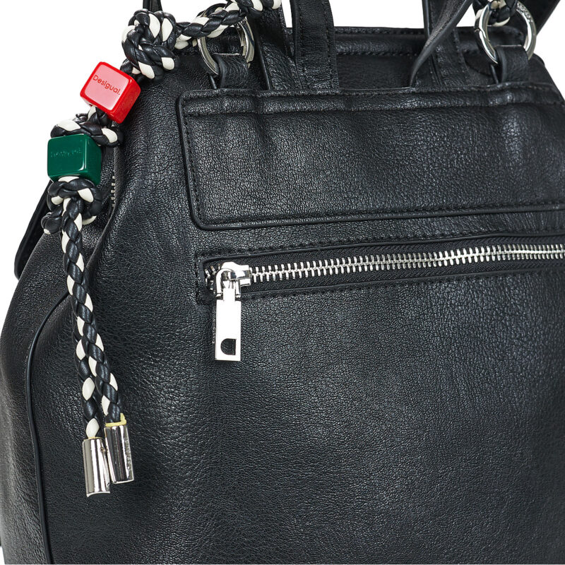 Femme Desigual Sac &agrave; dos demi-logo LUENA noir pour femme - 4