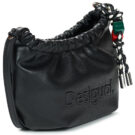 Desigual Sac bandouli&egrave;re femme HALF LOGO WAVERLY MINI BAG Noir - 2