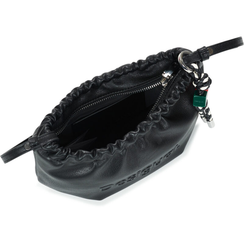Desigual Sac bandouli&egrave;re femme HALF LOGO WAVERLY MINI BAG Noir - 5