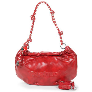 Desigual BAG HALF LOGO RED Rosso Borse a spalla Donna