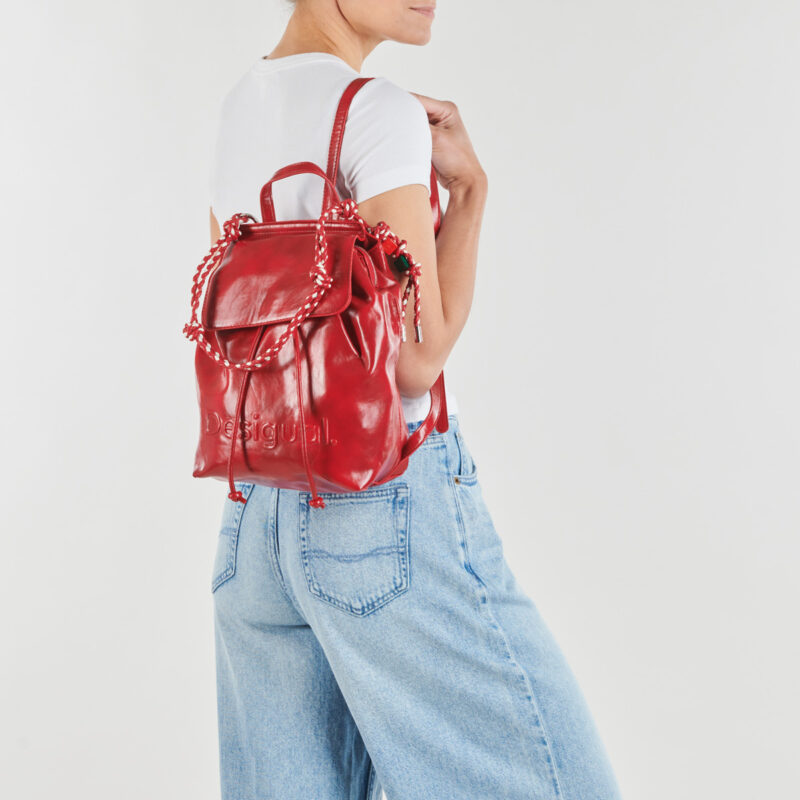Femme Desigual Sac &agrave; dos demi-logo LUENA rouge pour femme - 6