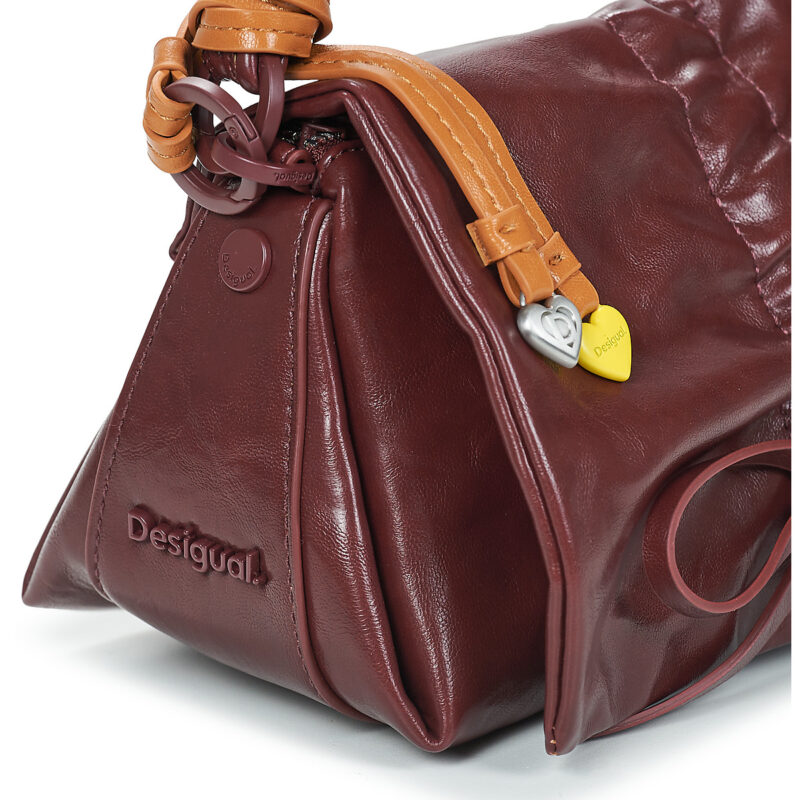 Desigual Sac &agrave; bandouli&egrave;re femme BAG RODIO NARON MINI FLAP Bordeaux - 4