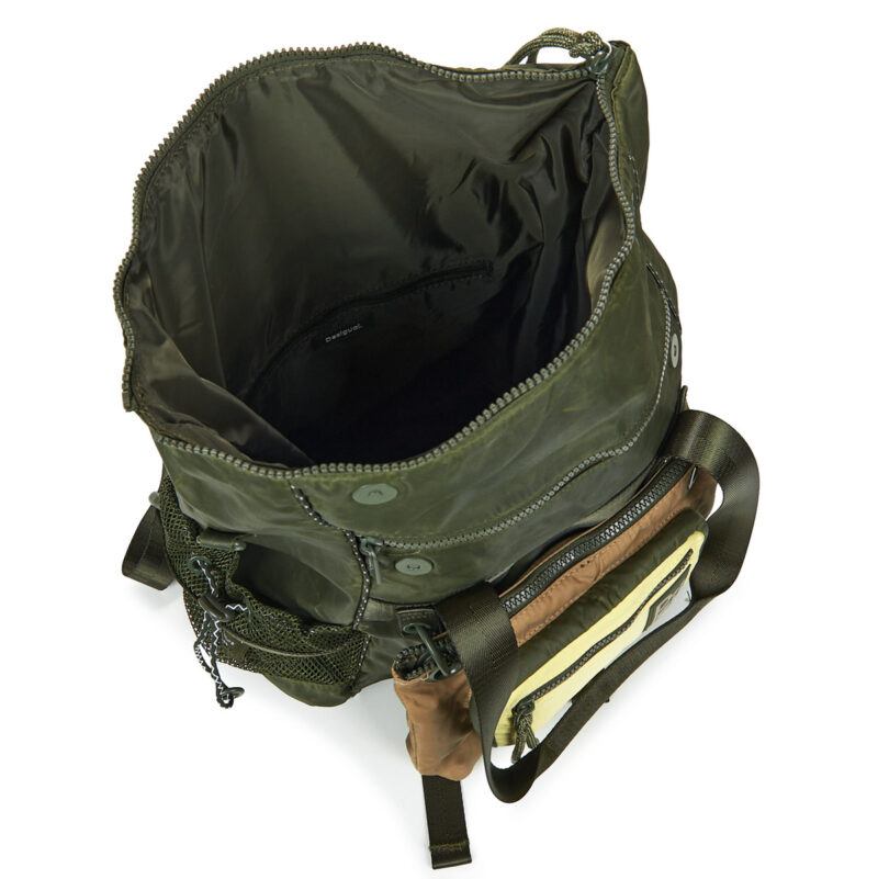 Woman Desigual NEO GRUNGE VOYAGER Kaki Backpack Woman - 5