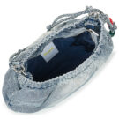 Desigual Sac bandouli&egrave;re femme Waverly bleu &agrave; demi-logo en denim - 5