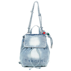 Donna Desigual HALF LOGO DENIM LUENA Blu Zaino Donna