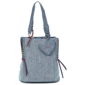 Donna Desigual BACKPACK TORIO DENIM SUMY MINI SOFT Blu Zaino Donna