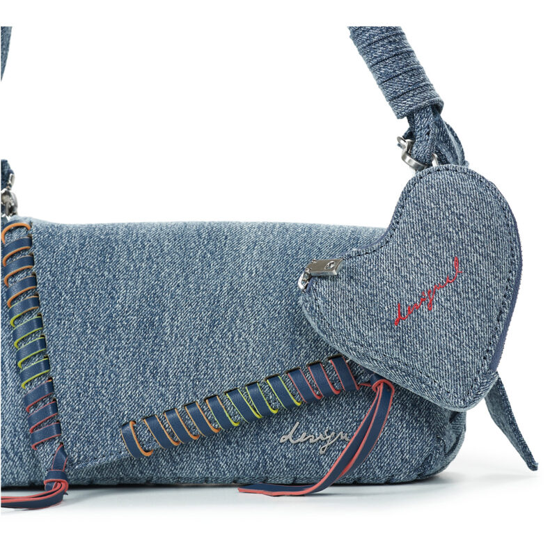 Desigual Sac bandouli&egrave;re femme TORIO ALTADENA DENIM bleu - 4