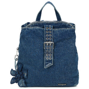 Donna Desigual BACKPACK CURIO DENIM SUMY MINI Blu Zaino Donna