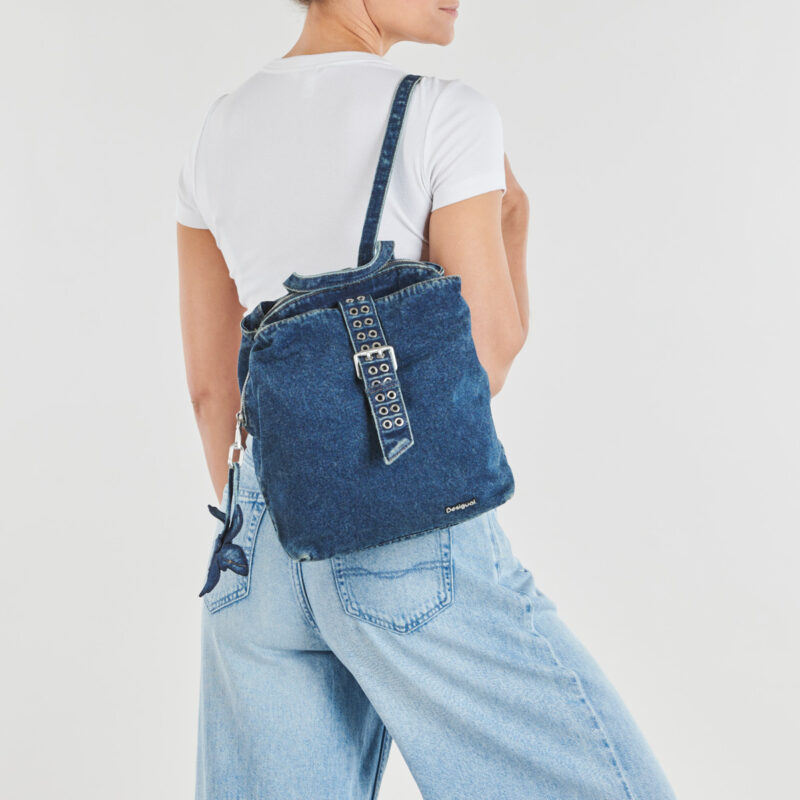 Femme Desigual Sac &agrave; dos Curio Denim Sumy Mini bleu pour femme - 6