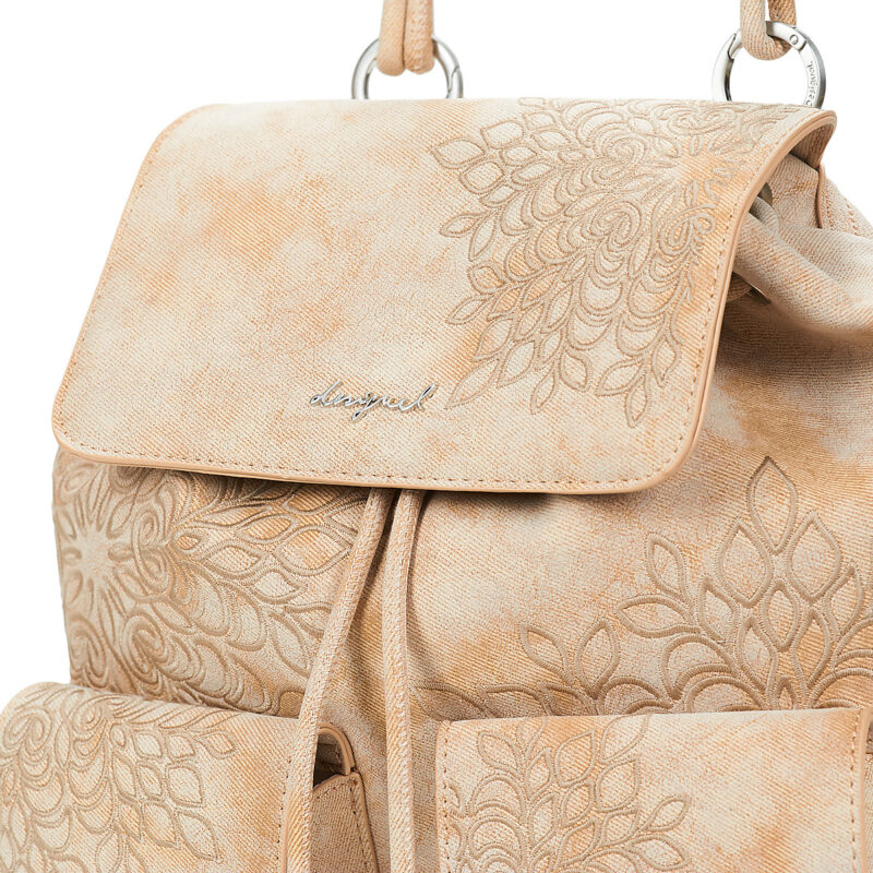 Femme Desigual Sac &agrave; dos Sierra Prisa Mini beige pour femme - 4