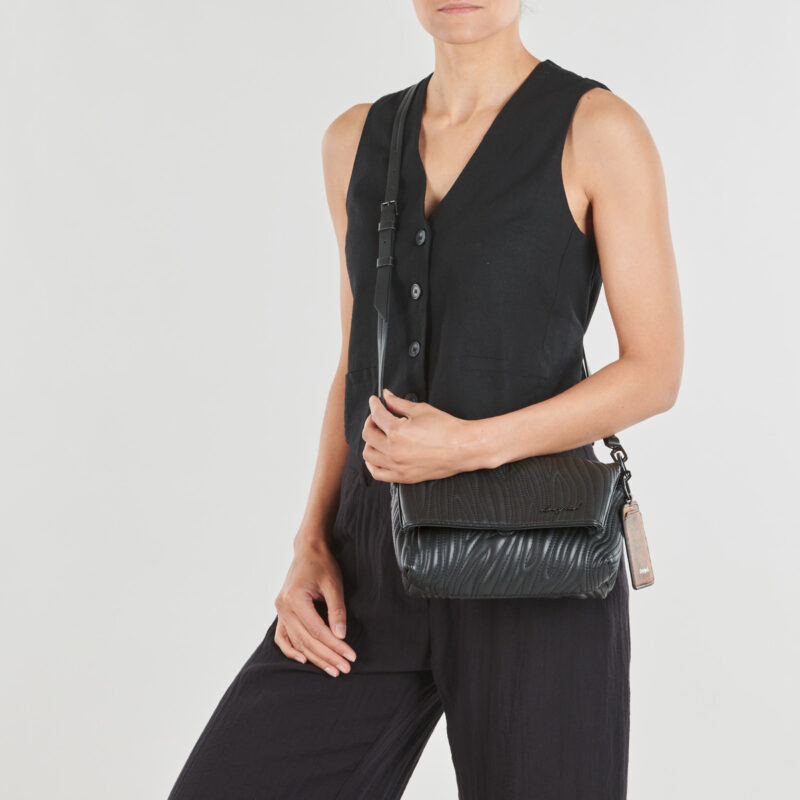 Desigual Sac bandouli&egrave;re noir pour femme BAG HELIUM TROKEL - 6