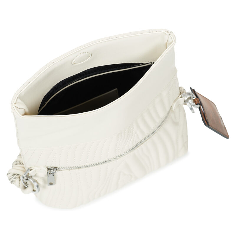 Desigual Sac bandouli&egrave;re blanc pour femme BAG HELIUM TROKEL - 5