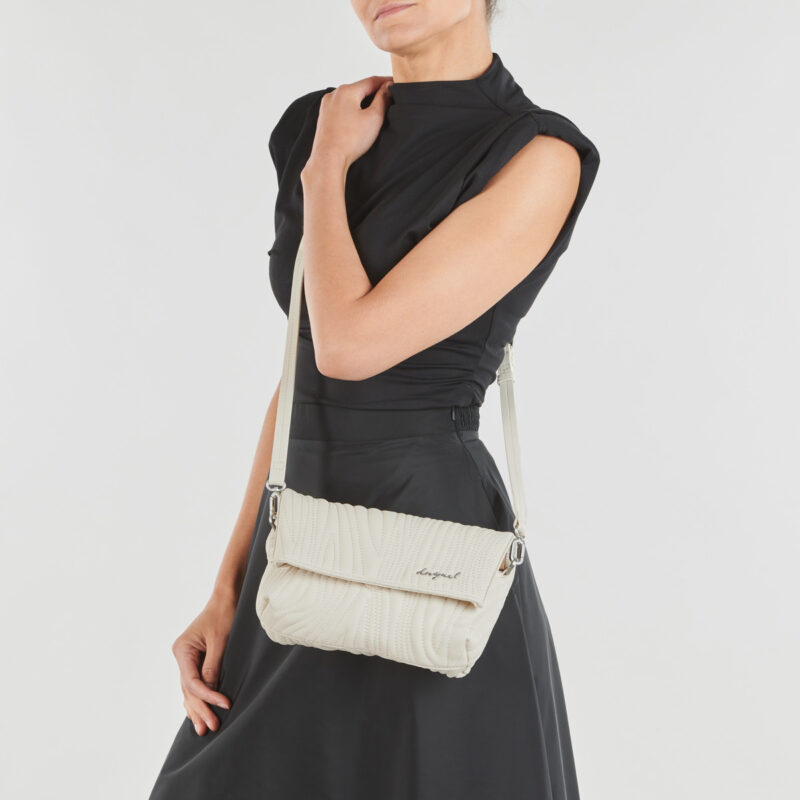 Desigual Sac bandouli&egrave;re blanc pour femme BAG HELIUM TROKEL - 6