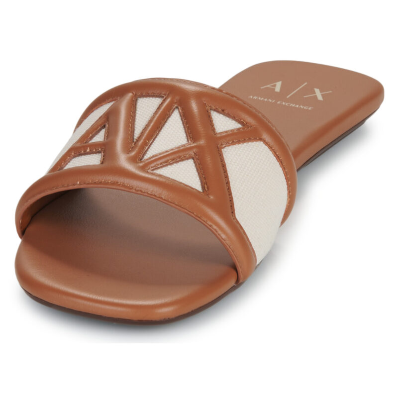 Armani Exchange XW002568 Beige Ciabatta Donna - 3