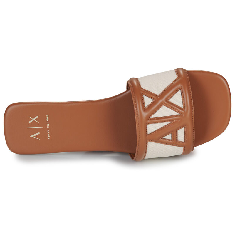 Armani Exchange XW002568 Beige Ciabatta Donna - 6