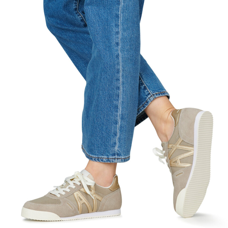 Armani Exchange XW002794 Beige Sneakers basse Donna - 8