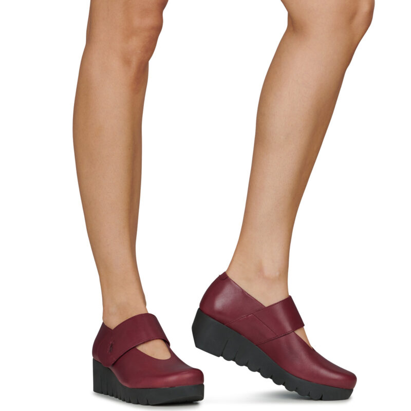 Fly London VARI Bordeaux Décolleté Donna - 8