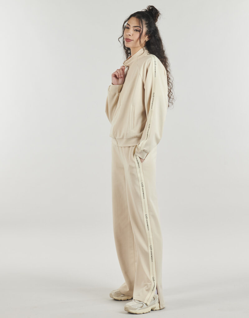 Tuta Emporio Armani EA7 TRAIN TRACKSUITS W LOGO SERIES TAPE Beige Tuta Donna - 3