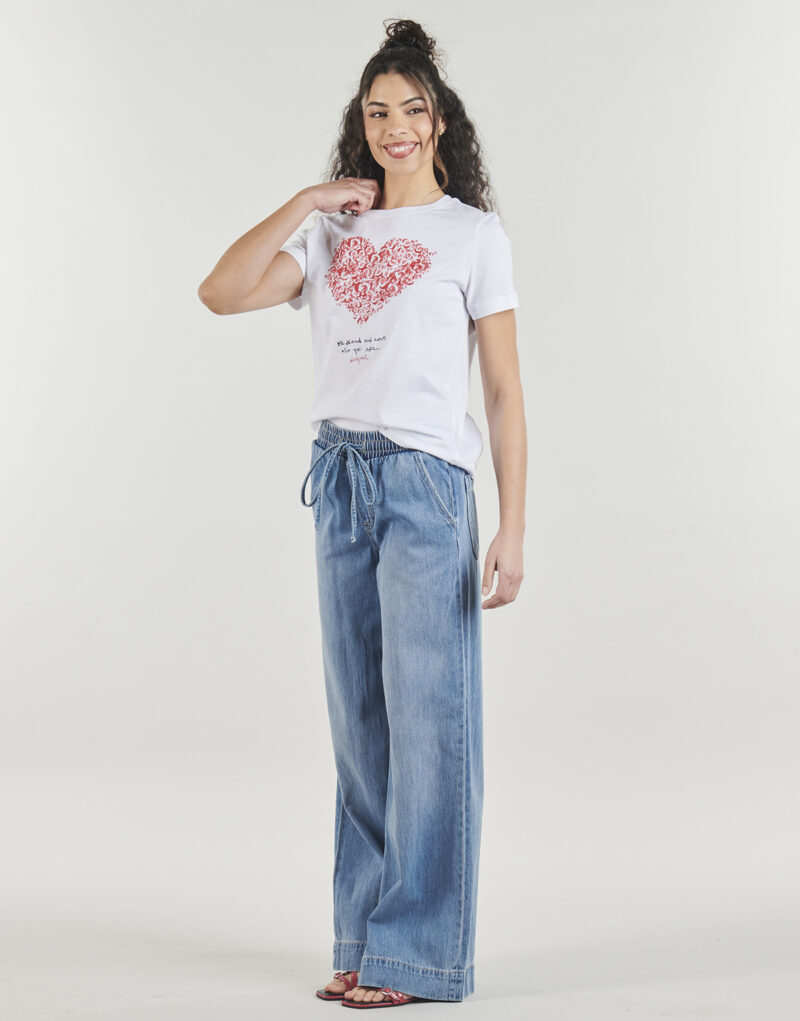T-shirt Desigual COR Bianco T-shirt maniche corte Donna - 3