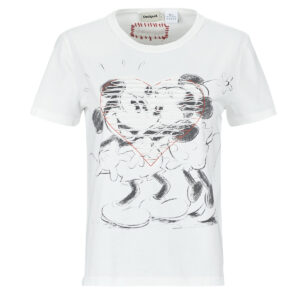 T-shirt Desigual CORE MICKEY Bianco T-shirt maniche corte Donna