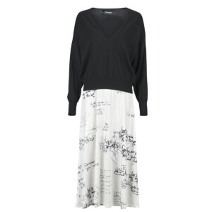 Abito Desigual MORISOT Bianco Abiti Lunghi Donna