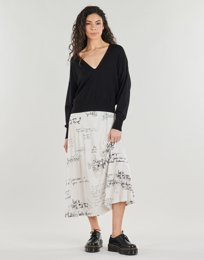 Abito Desigual MORISOT Bianco Abiti Lunghi Donna - 2