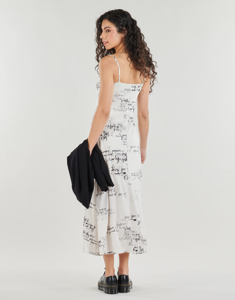 Abito Desigual MORISOT Bianco Abiti Lunghi Donna - 4