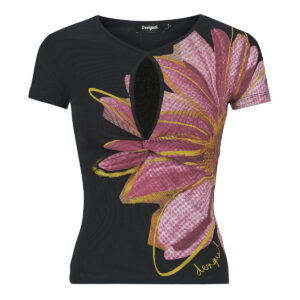 T-shirt Desigual DUBLIN Multicolore T-shirt maniche corte Donna