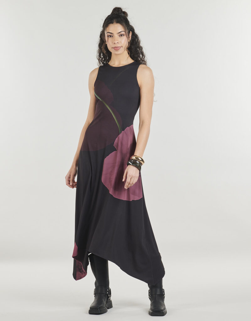 Abito Desigual VIRGINIA Nero Abiti Lunghi Donna - 2