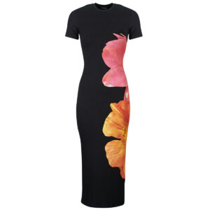 Kleiden Desigual MONTANA Schwarze lange Kleider f&uuml;r Damen