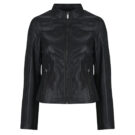 Giacca in pelle Desigual DANNY Nero Giacche in pelle Donna - 1
