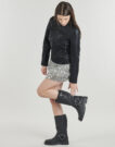 Giacca in pelle Desigual DANNY Nero Giacche in pelle Donna - 3