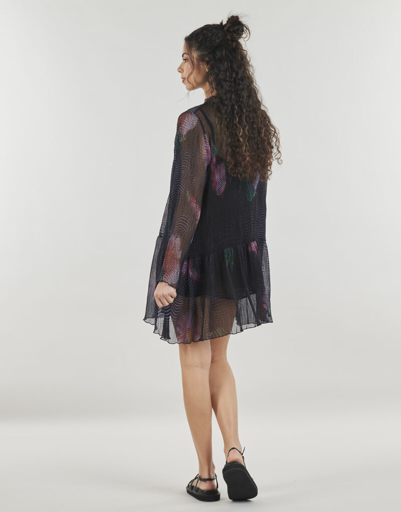 Abito corto Desigual LINA Viola Abiti corti Donna - 4