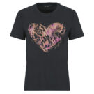 T-shirt Desigual TIGER COR Nero T-shirt maniche corte Donna - 1