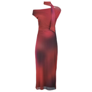 Abito Desigual MAINE Rosso Abiti Lunghi Donna