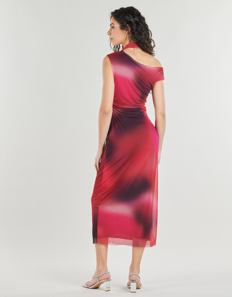Abito Desigual MAINE Rosso Abiti Lunghi Donna - 4