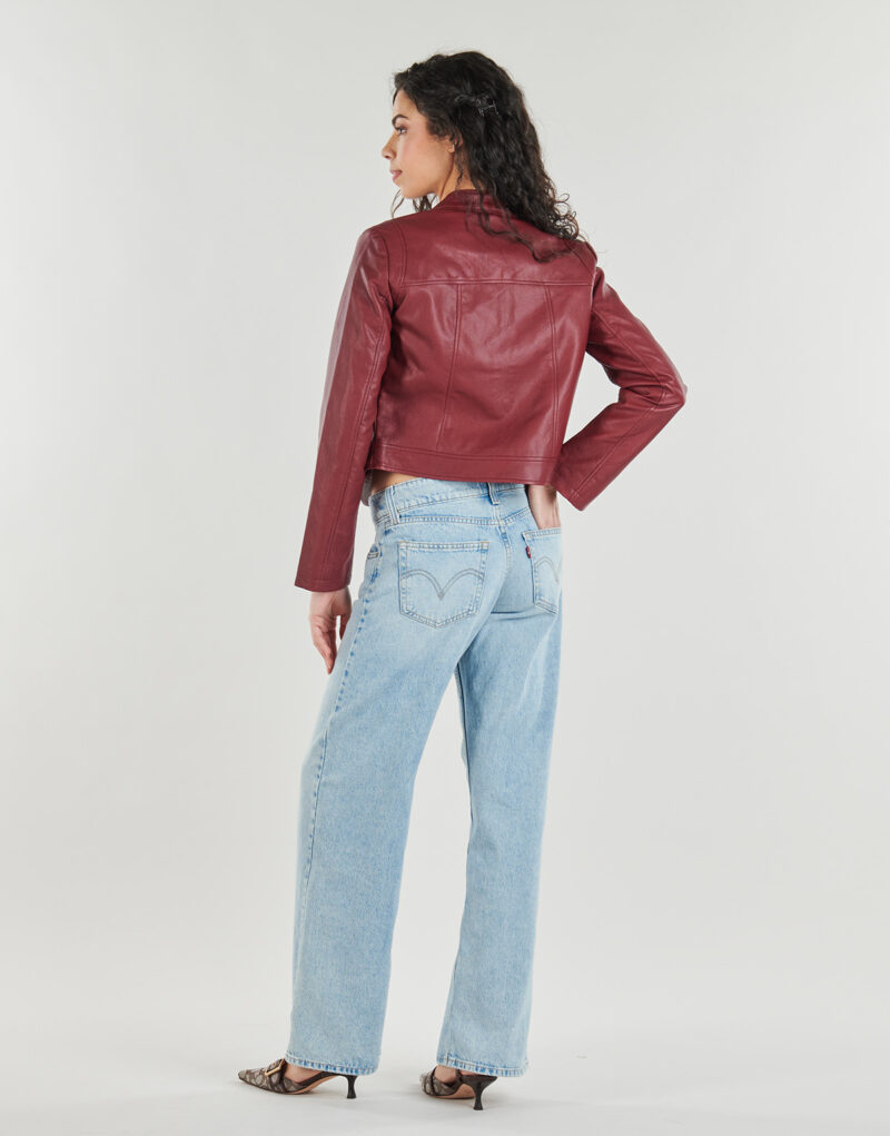 Giacca in pelle Desigual ARIEL Bordeaux Giacche in pelle Donna - 4