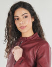 Giacca in pelle Desigual ARIEL Bordeaux Giacche in pelle Donna - 5