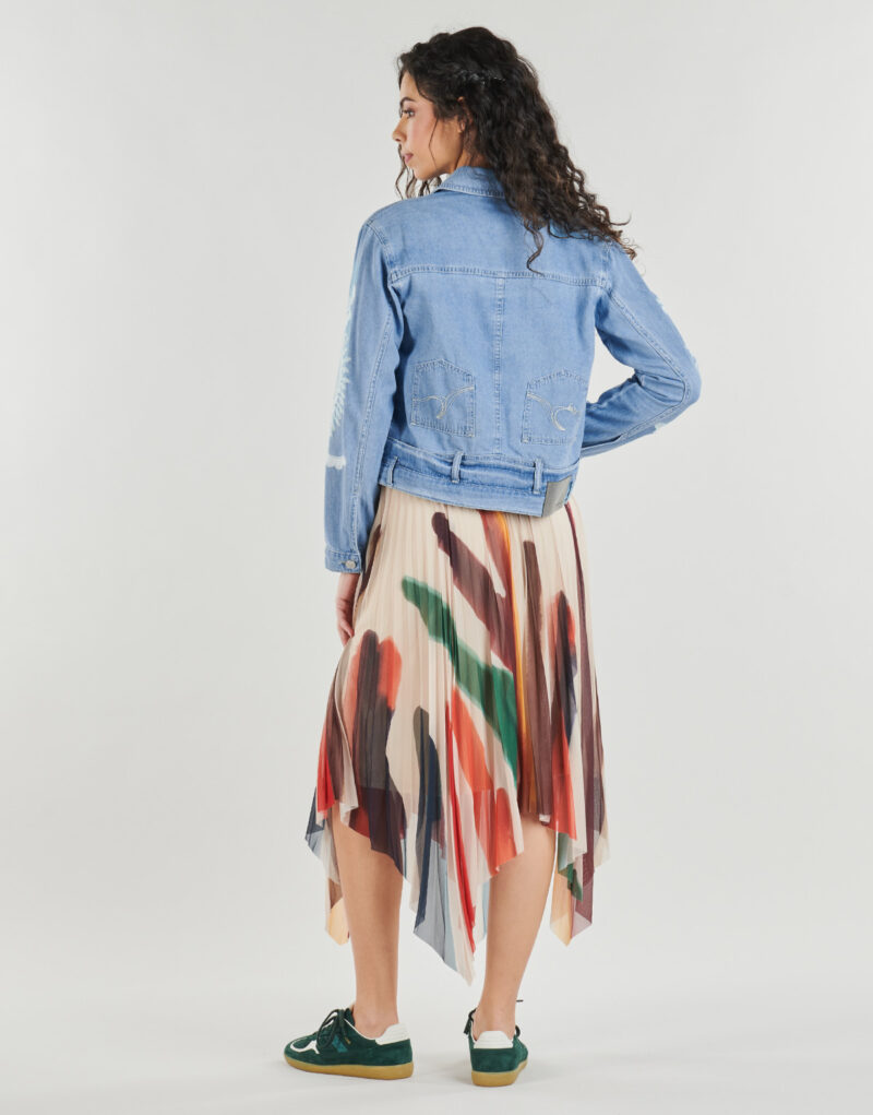 Giacca in jeans Desigual BORDER Blu Giacche in jeans Donna - 4