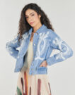 Giacca in jeans Desigual BORDER Blu Giacche in jeans Donna - 5