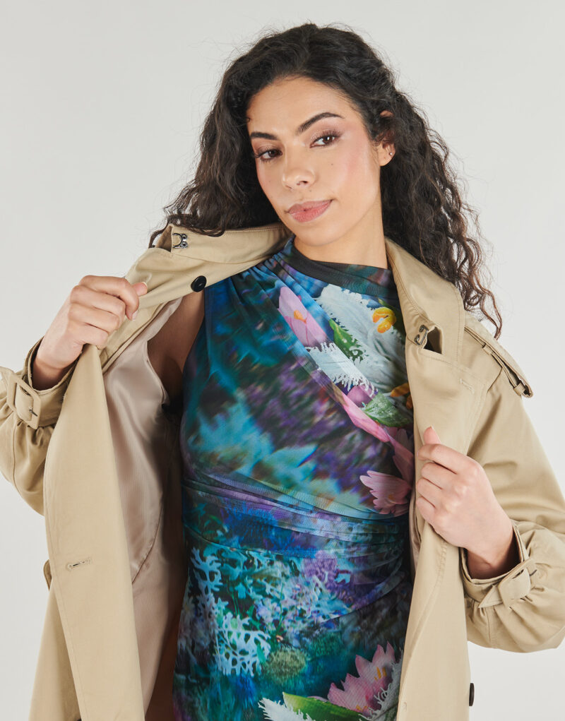 Trench Desigual POLO Beige Trench Donna - 5