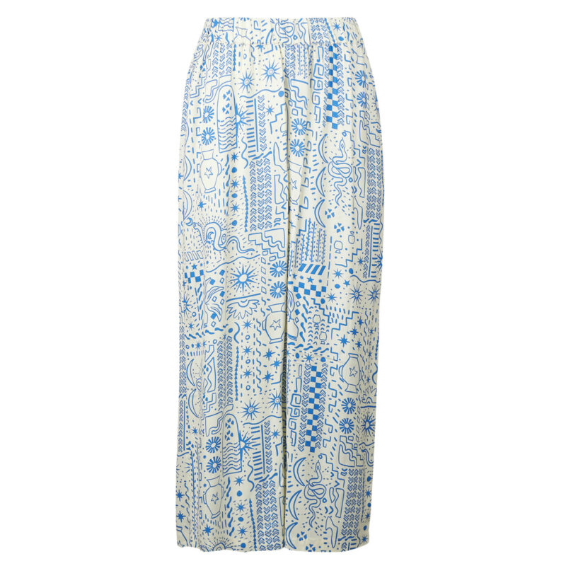 Pantalones Billabong Follow Me Printed Elst color beige para mujer, tipo b&oacute;xer/pantalones bombachos - 1
