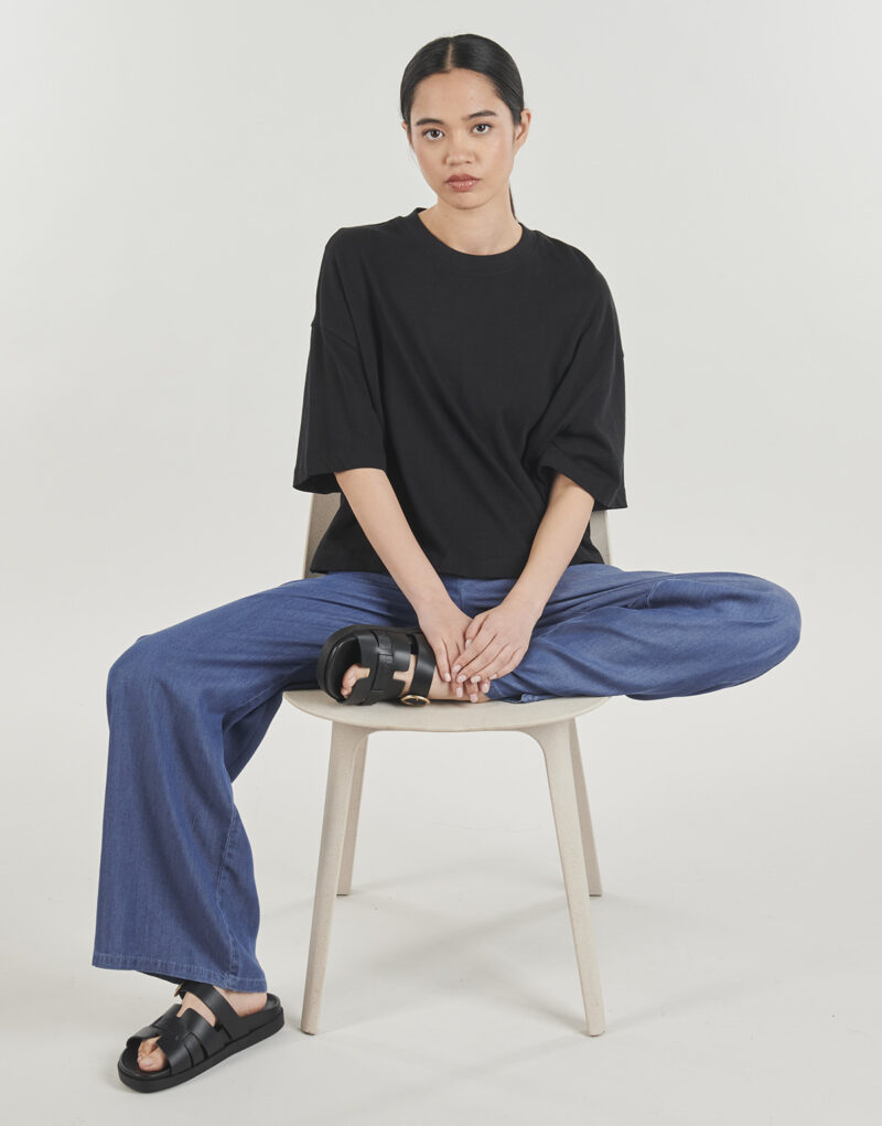 Flare Jeans JDY JDYJASPER HW WIDE PANT Blue Flare Jeans Woman - 5