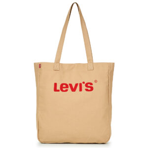 Levis EVERYDAY GRAPHIC TOTE Beige Borse Shopping Donna