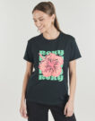 T-shirt Roxy OCEANREGULAR POSTER Nero T-shirt maniche corte Donna - 5
