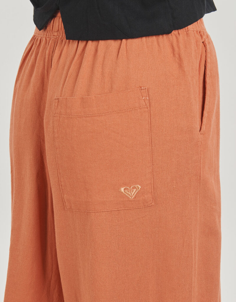 Pantaloni morbidi / Pantaloni alla zuava Roxy LEKEITIO BREAK MID PANT Arancio Pantaloni morbidi / Pantaloni alla zuava Donna - 5