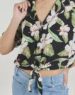 Camicetta  Roxy  SALTY SWEET PRINTED  Nero -  Camicette Donna - 5