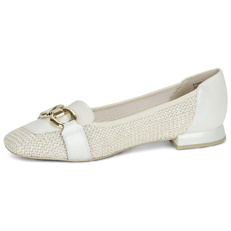 Caprice VANNY Beige Women's Ballet Flats - 4
