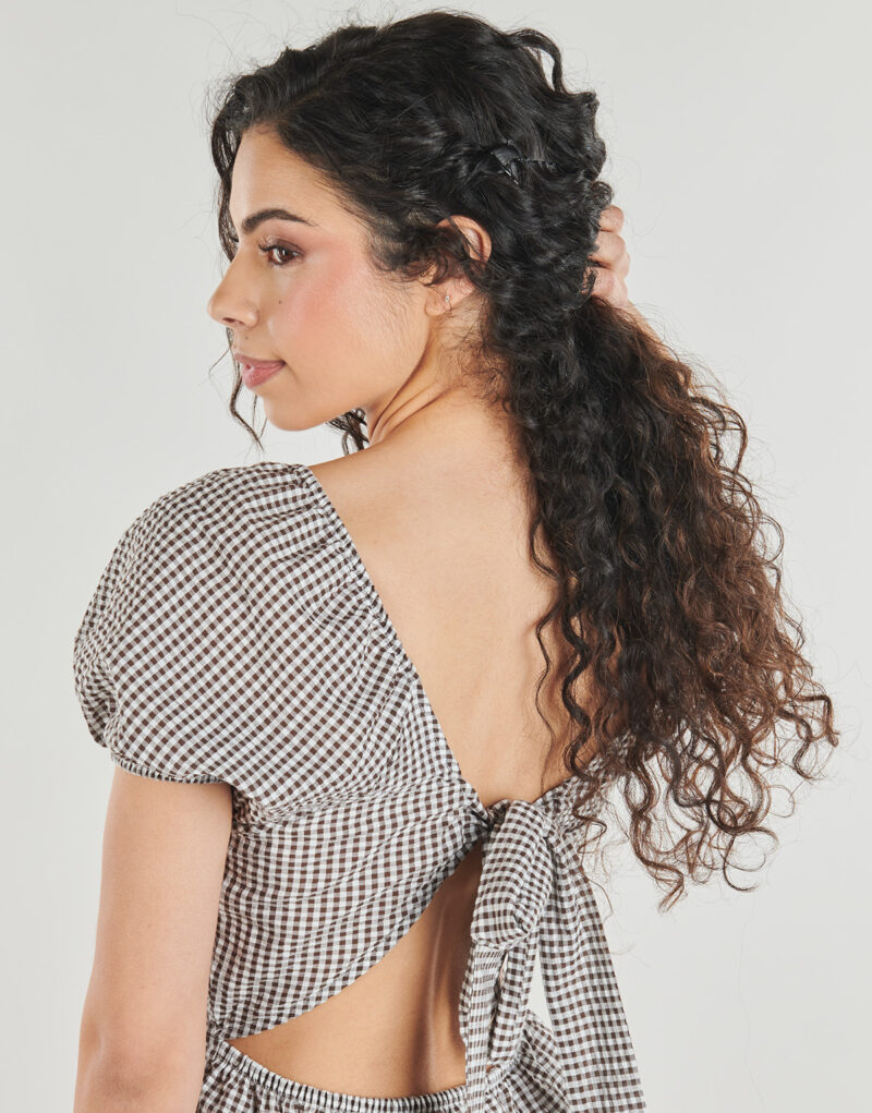 Abito corto Noisy May NMELIZA Marrone Abiti corti Donna - 5